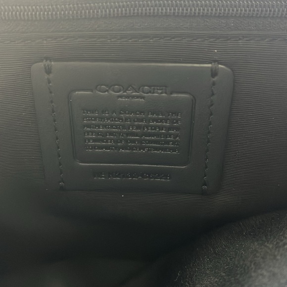 Coach Black Leather Tote Bag - Picture 3 of 7